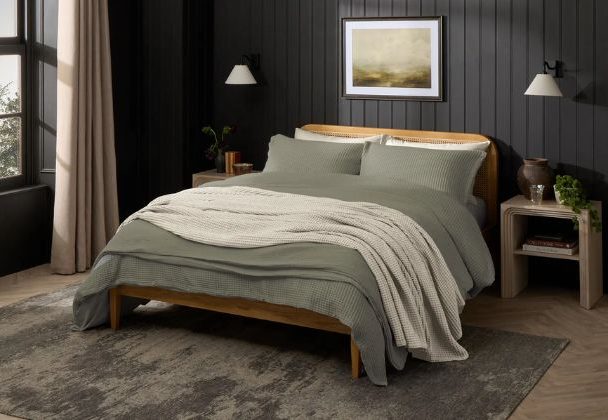Waffle Cotton Bedding Set