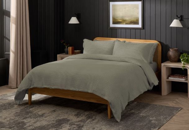 Waffle Cotton Duvet Cover