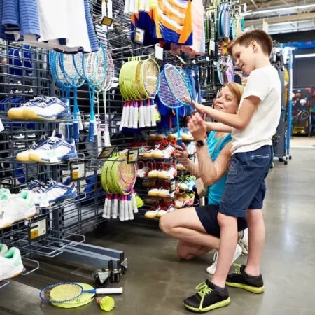 boy-mom-choose-badminton-rackets